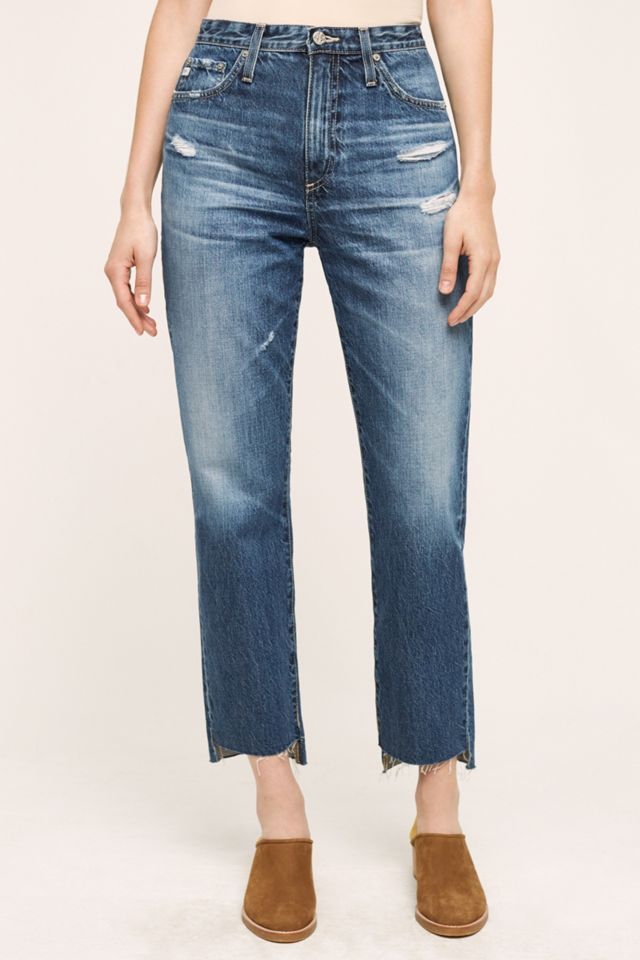 AG Phoebe Ultra High-Rise Tapered Jeans #1