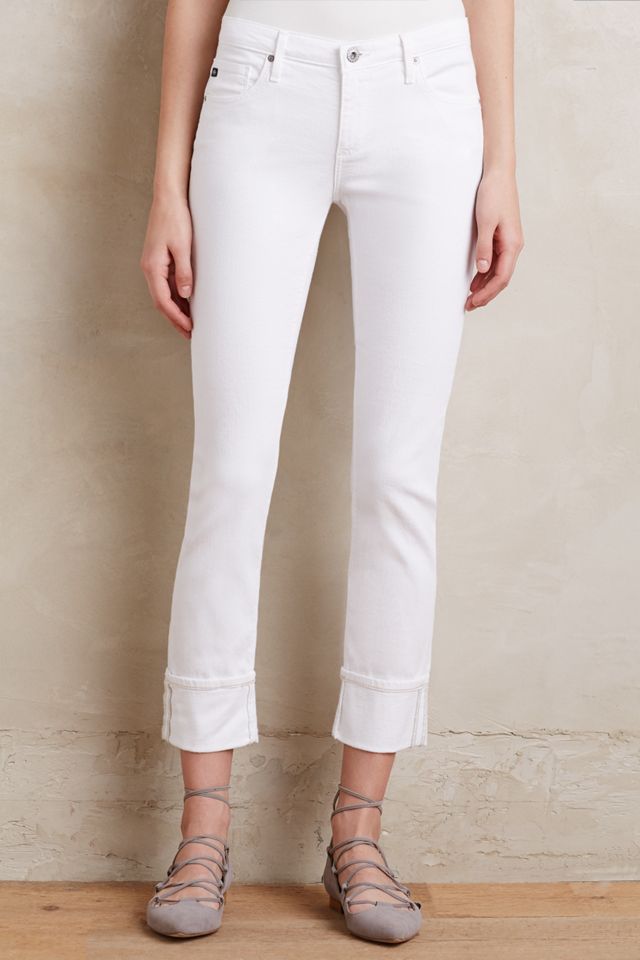 AG Stevie Low-Rise Cuff Jeans #1