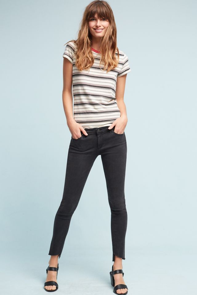 ag the legging ankle raw hem