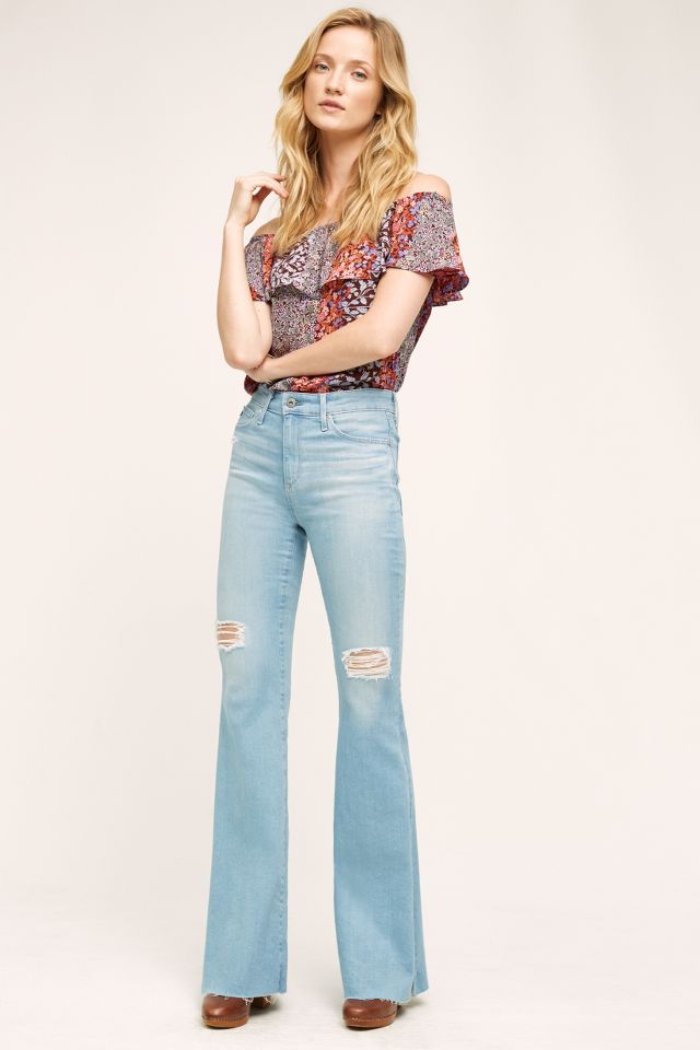 AG Janis High-Rise Flare Jeans | Anthropologie