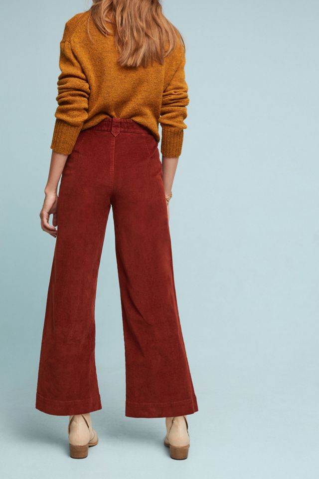Frye Ilana Ultra High-Rise Corduroy Wide-Leg Jeans #1