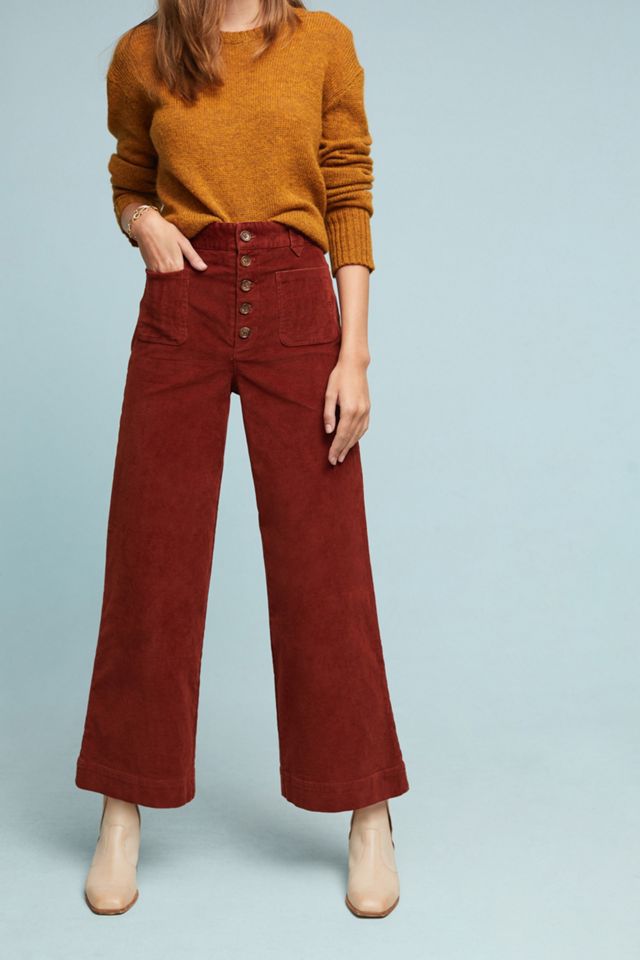 Frye Ilana Ultra High-Rise Corduroy Wide-Leg Jeans #3