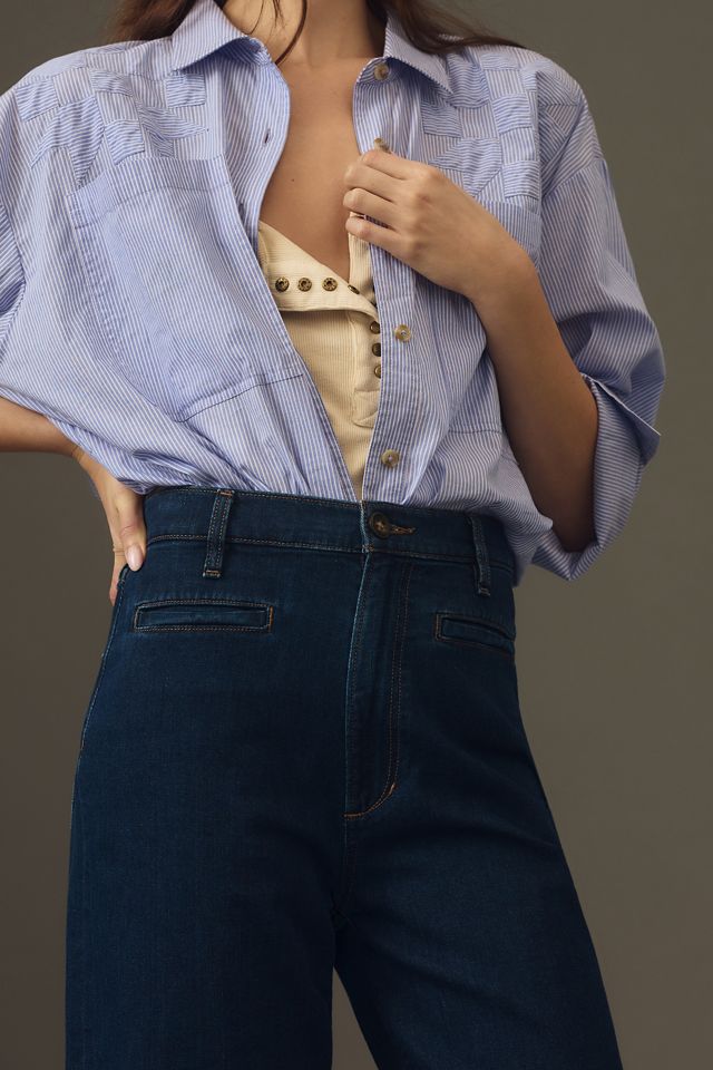 Joe's Jeans Kate High-Rise Wide-Leg Jeans #3