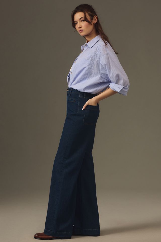 Joe's Jeans Kate High-Rise Wide-Leg Jeans #4