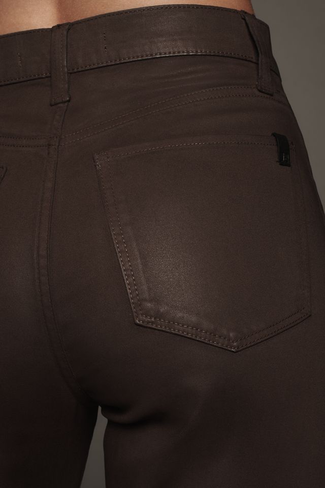 Joe's Jeans Petite Mia Coated High-Rise Wide-Leg Jeans #3