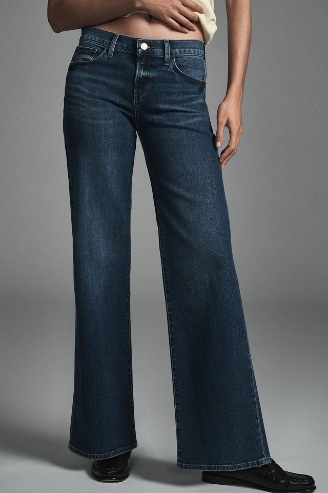 Joe's Jeans Lou Lou Low-Rise Wide Leg Jeans #1