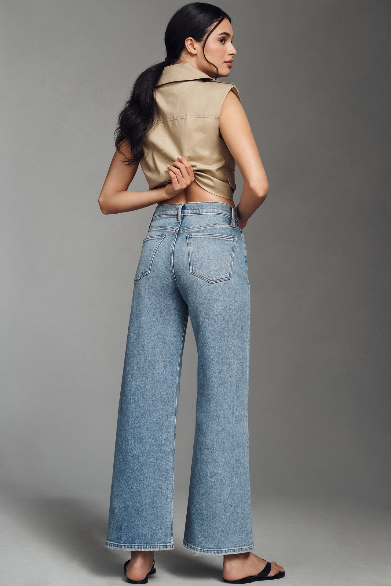Joe's Jeans Petite Mia High-Rise Wide-Leg