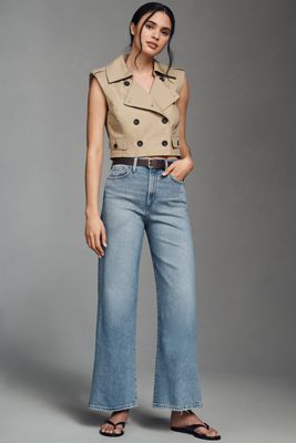 Joe's Jeans Petite Mia High-Rise Wide-Leg Jeans