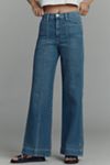 Joe's Jeans The Front Seamed High-Rise Wide-Leg Jeans