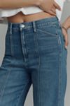 Joe's Jeans The Front Seamed High-Rise Wide-Leg Jeans