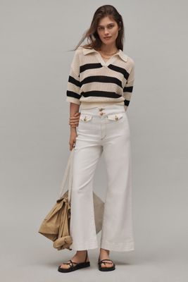Joe's Jeans The Ellia High-Rise Wide Leg Ankle Jeans