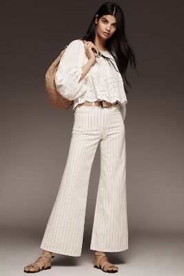 The Mia High-Rise Wide-Leg Ankle Jeans