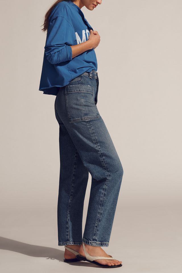Joe's Jeans The Pheobe High-Rise Patch Pocket Barrel Jeans #2