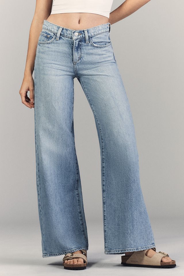 Joe's Jeans Lou Lou Low-Rise Wide-Leg Jeans #1