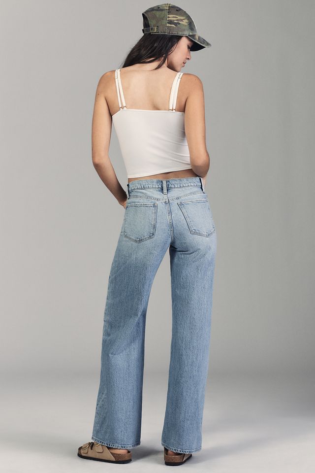 Joe's Jeans Lou Lou Low-Rise Wide-Leg Jeans #2