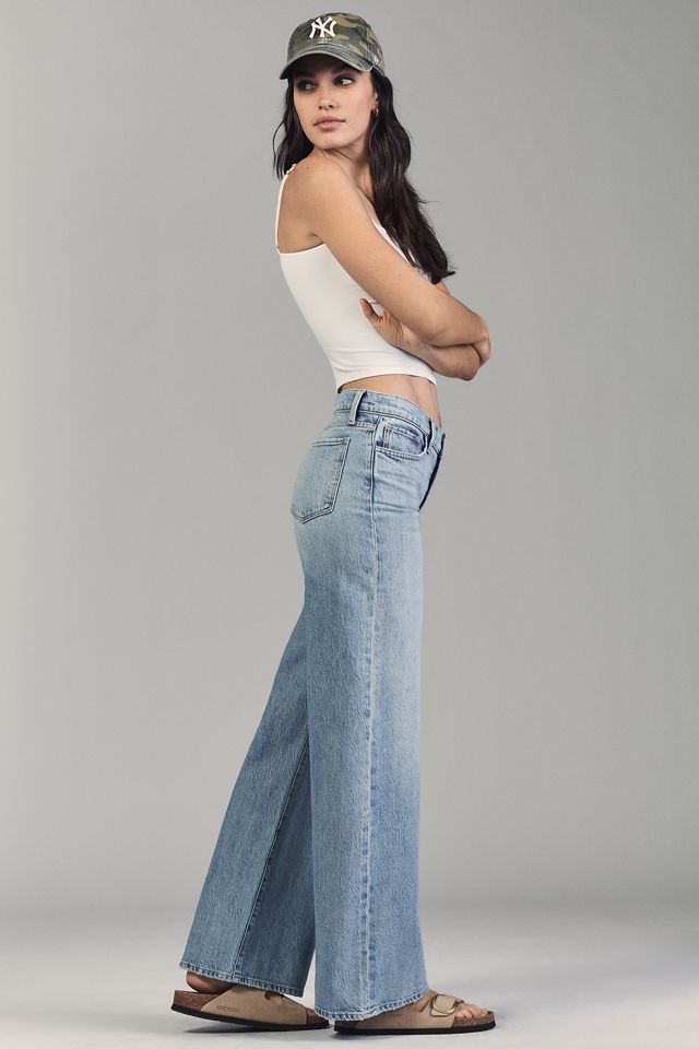 Joe's Jeans Lou Lou Low-Rise Wide-Leg Jeans #4