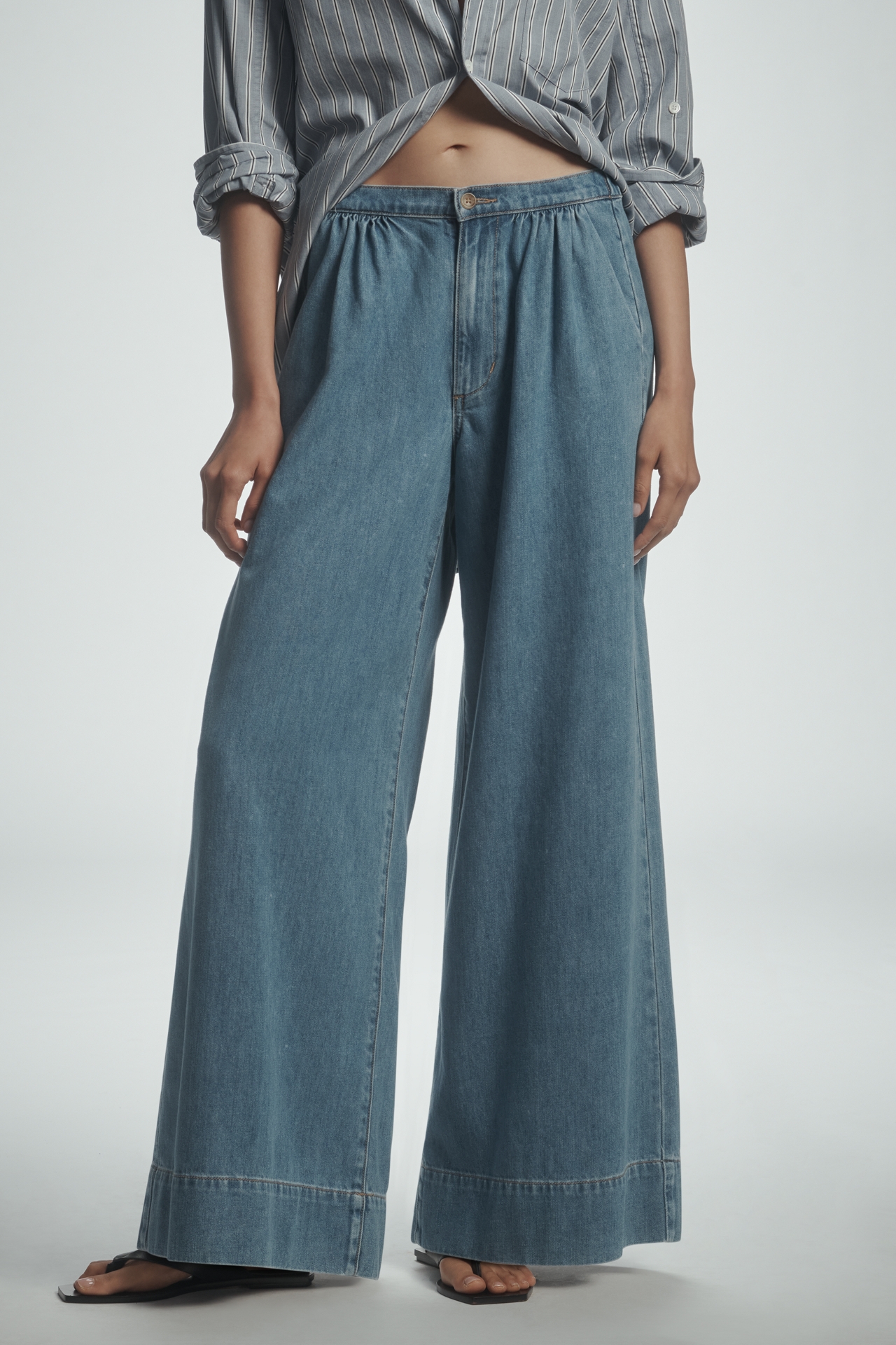 Joe's Jeans High-Rise Palazzo
