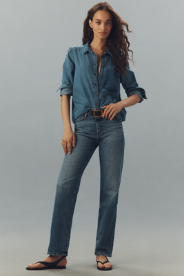 Joe's Jeans The 90's Niki High-rise Straight-leg Jeans In Blue