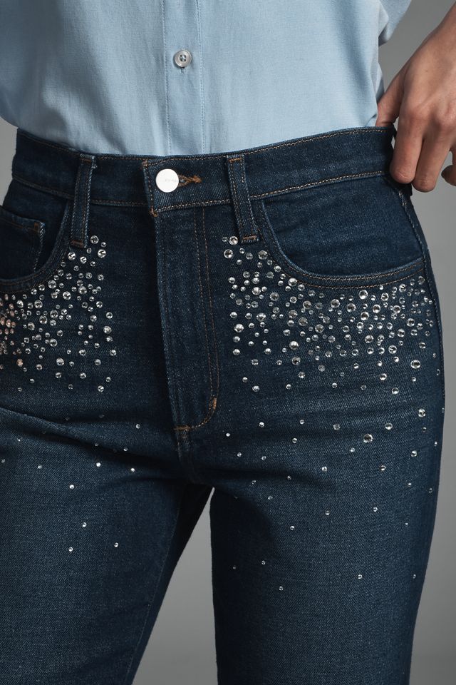 Joe's Jeans The Margot Crystal High-Rise Slim Ankle Jeans #3