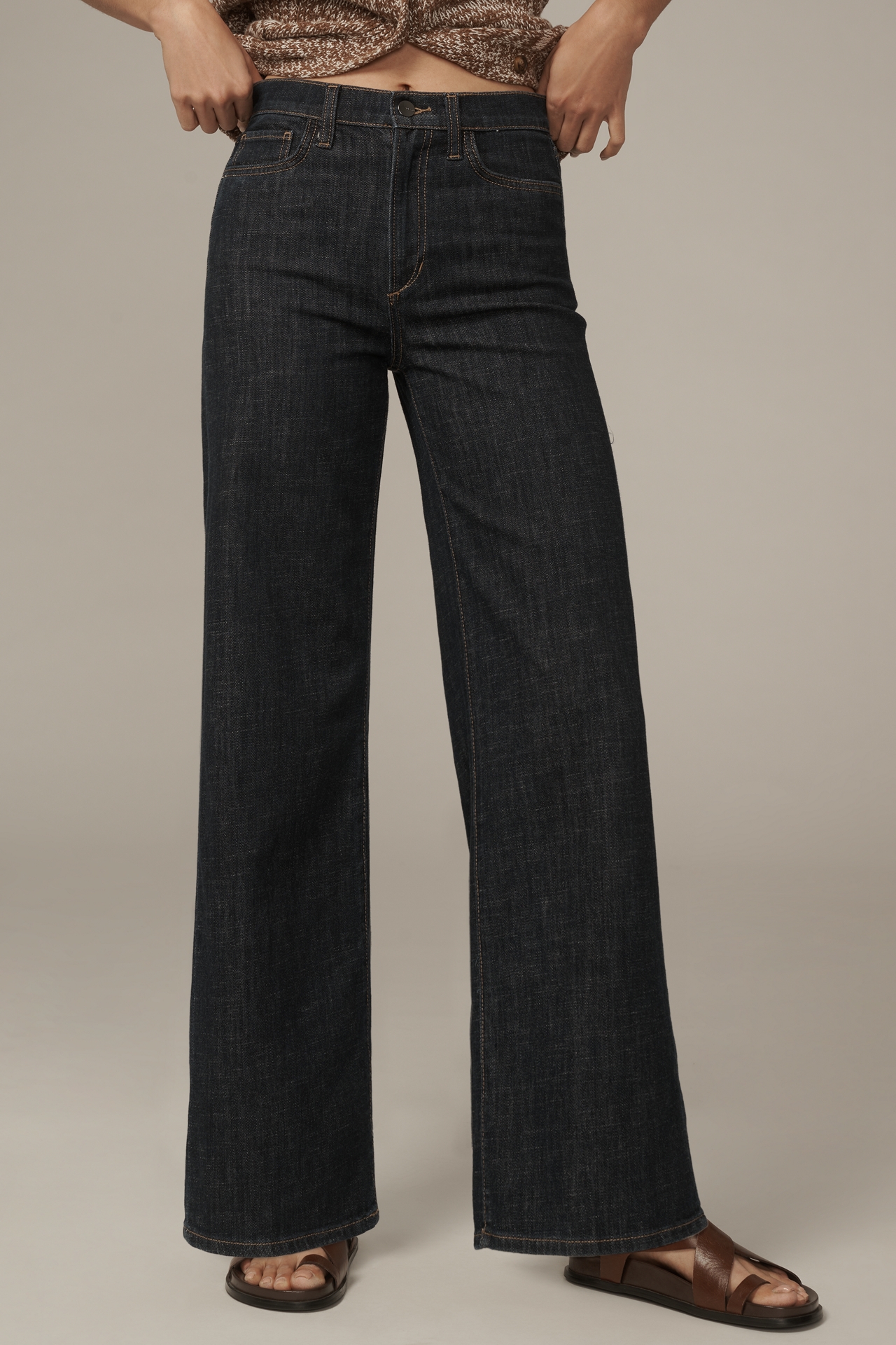 Joe's Jeans Petite Mia High-Rise Wide-Leg