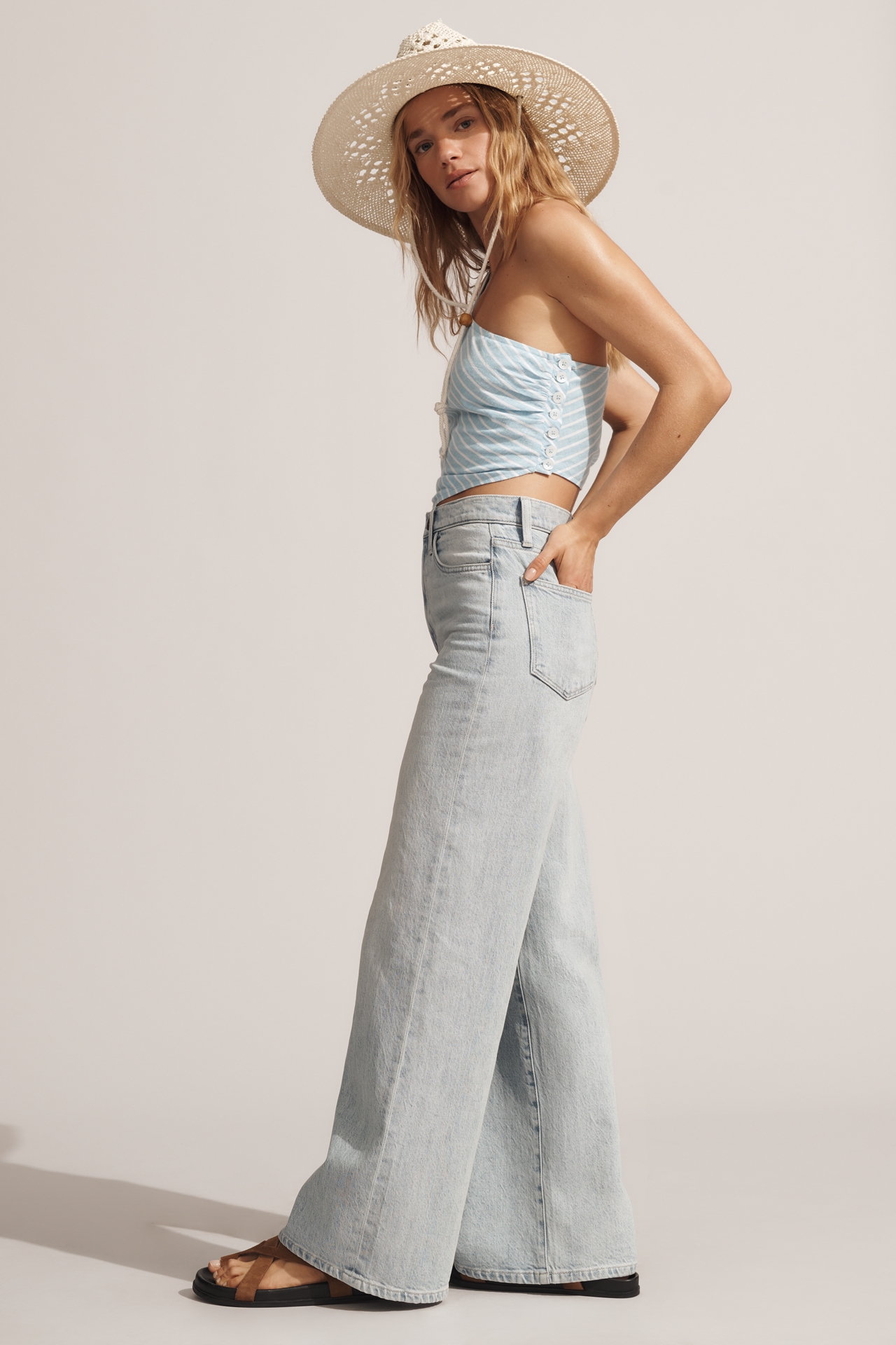 Joe's Jeans Mia Petite Wide-Leg