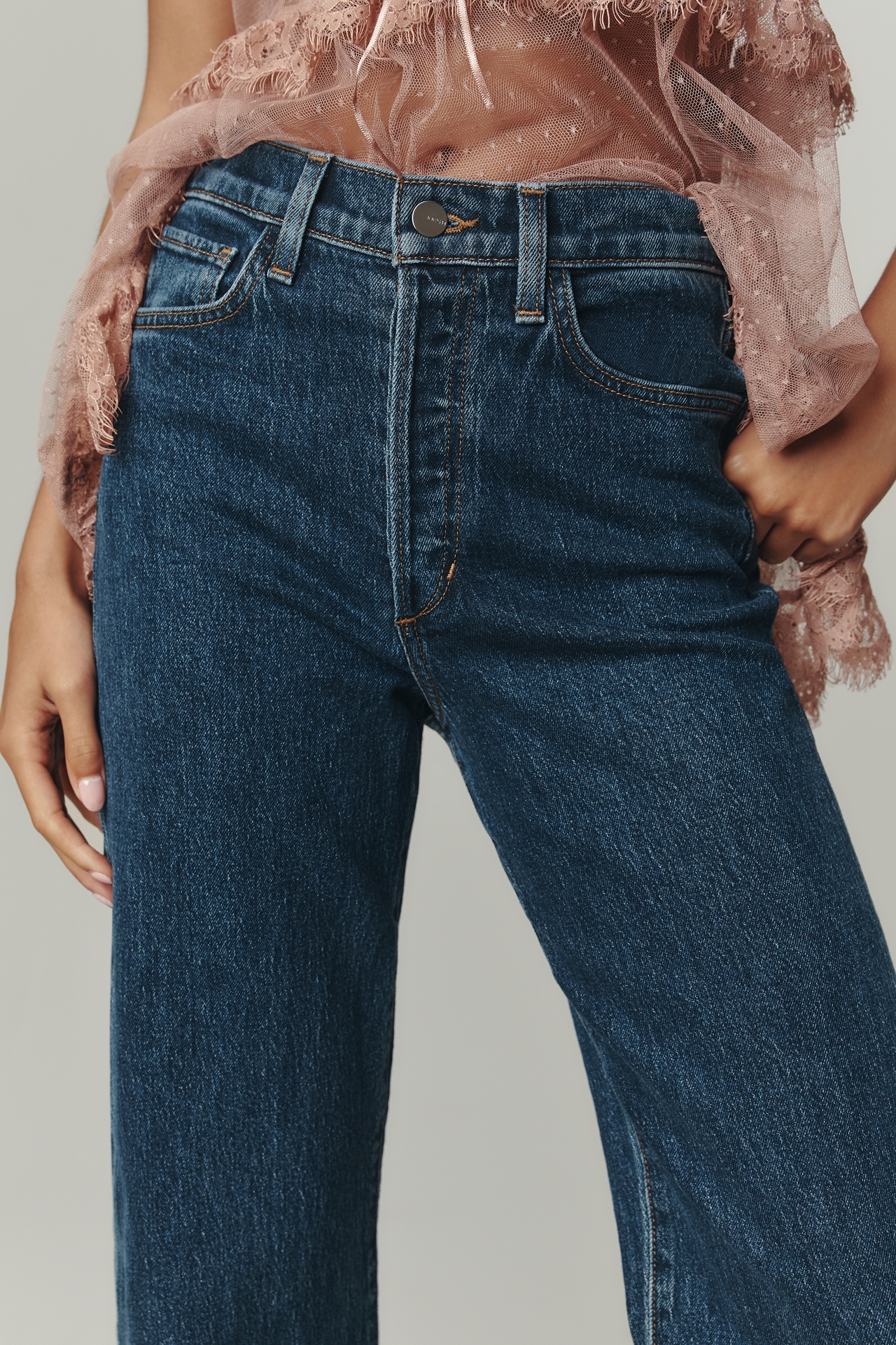 Joe's Jeans The Margot Petite High-Rise Straight-Leg