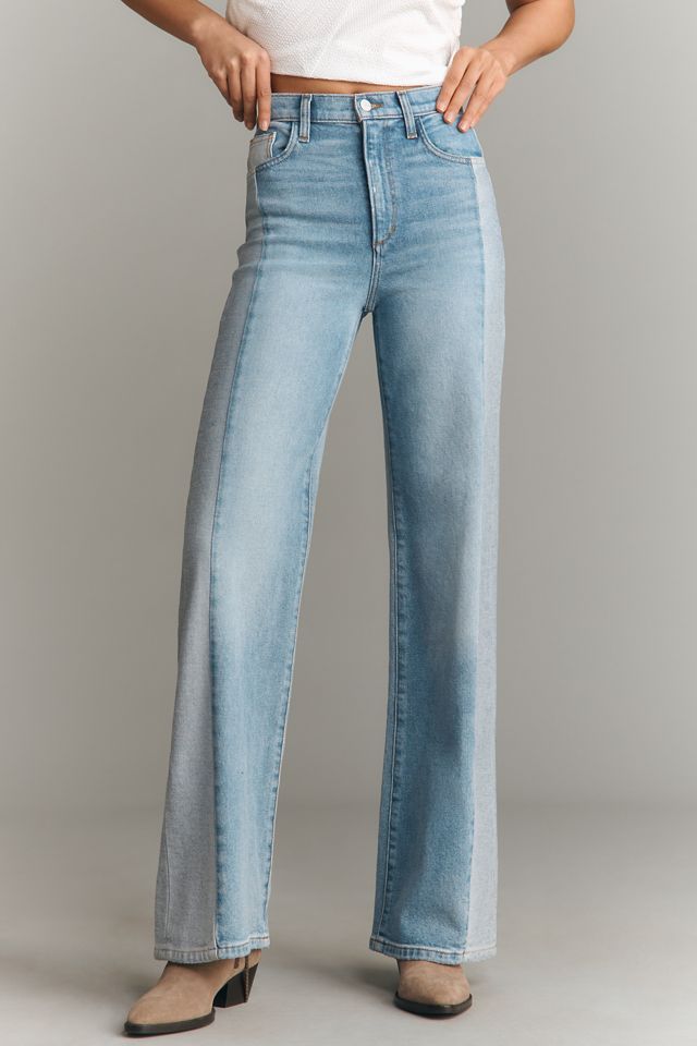Joe's Jeans The Mia Pieced High-Rise Wide-Leg Jeans #1