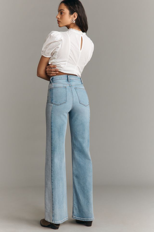 Joe's Jeans The Mia Pieced High-Rise Wide-Leg Jeans #2