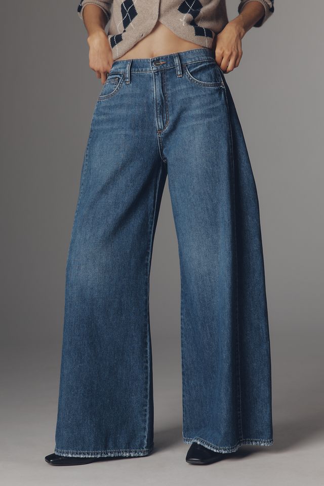 Joe's Jeans Side Pleat High-Rise Tapered Jeans | Anthropologie