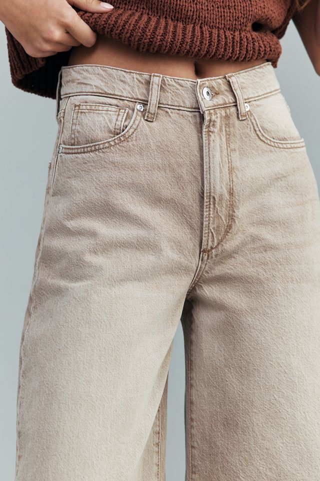 Joe's Jeans Billie Crop High-Rise Barrel Jeans | Anthropologie