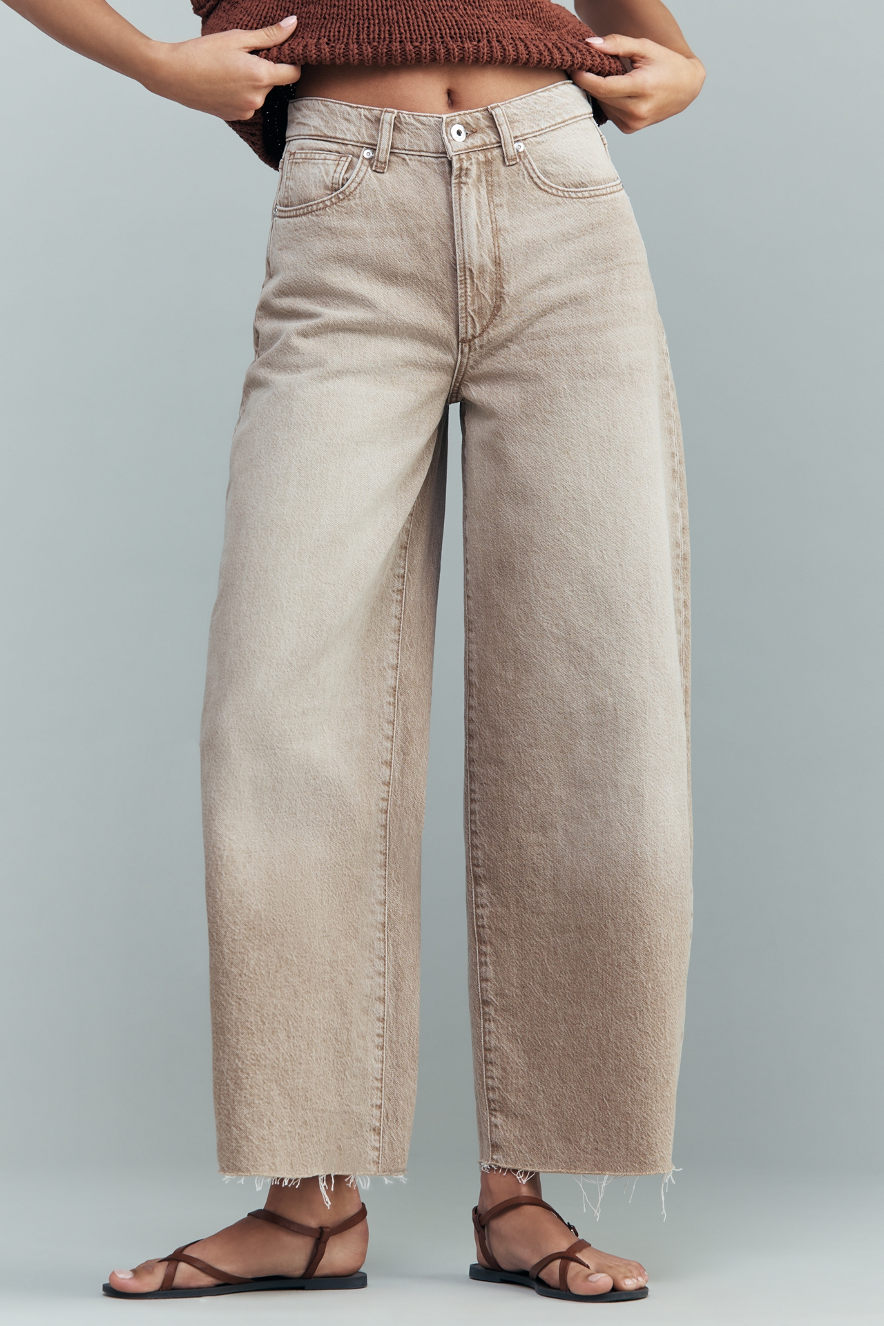 Joe's Jeans Billie Crop High-Rise Barrel