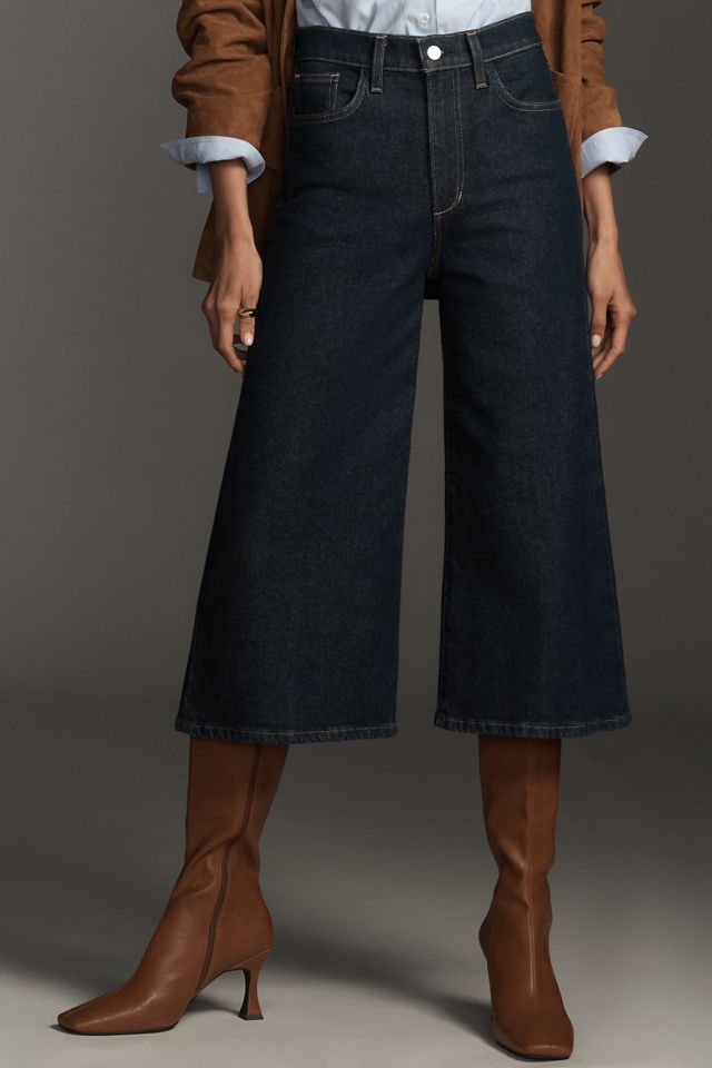 Joe's Jeans Culotte High-Rise Crop Wide-Leg Jeans #1