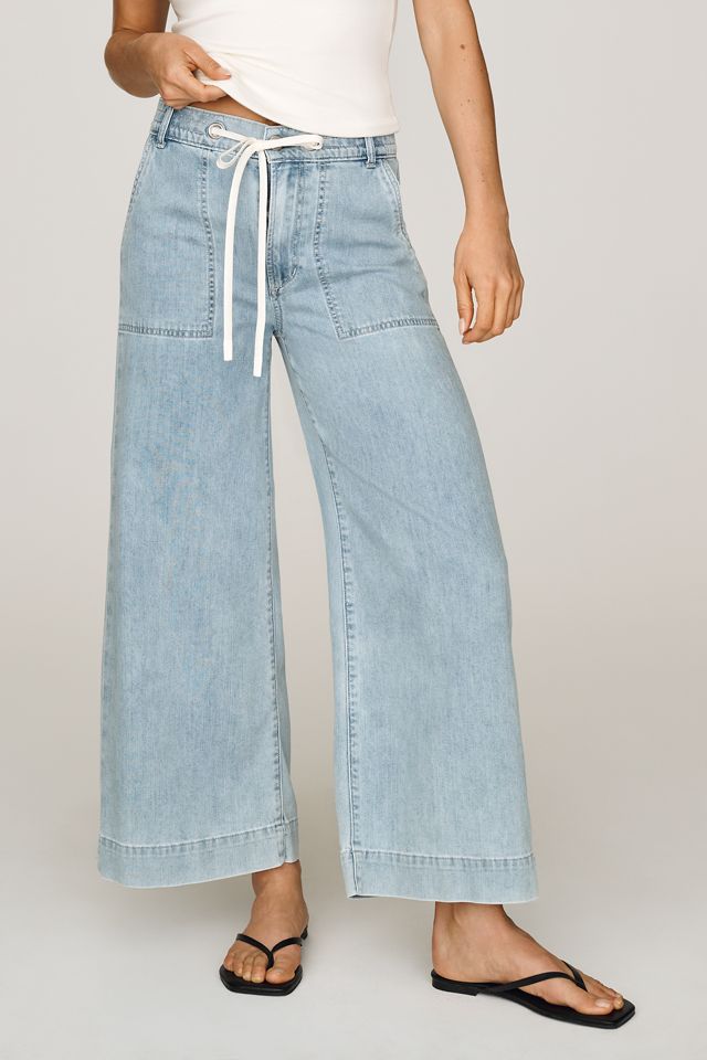 Joe's Jeans Madeline High-Rise Wide-Leg Drawstring Jeans #1
