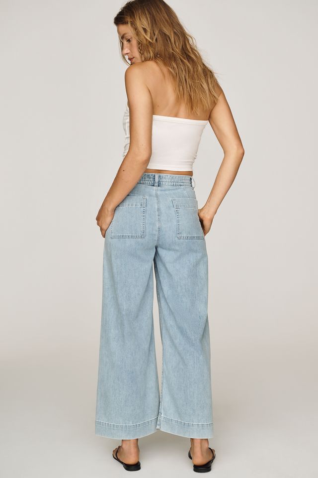 Joe's Jeans Madeline High-Rise Wide-Leg Drawstring Jeans #2