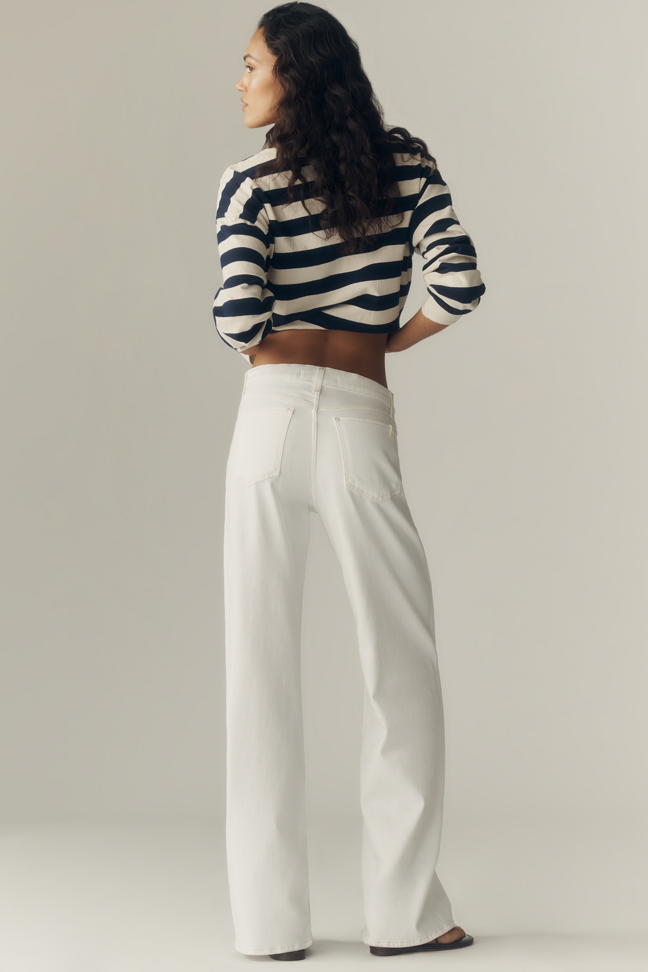 Joe's Jeans Lou Low-Rise Wide-Leg