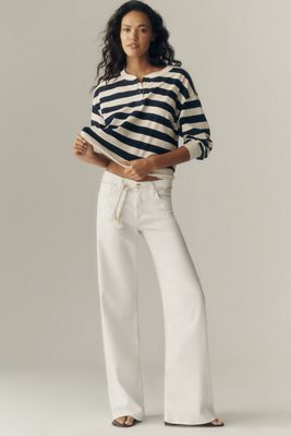 Joe's Jeans Lou Lou Low-Rise Wide-Leg Jeans