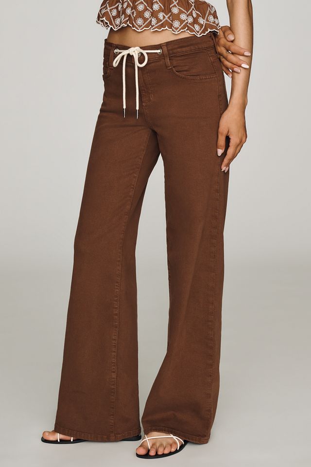Joe's Jeans Lou Mid-Rise Wide-Leg Jeans #1