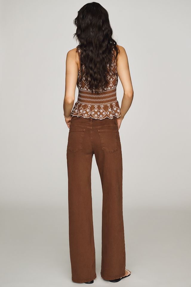 Joe's Jeans Lou Mid-Rise Wide-Leg Jeans #3