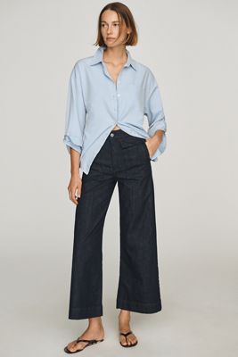 Joe's Jeans Irina High-Rise Wide-Leg Jeans
