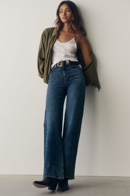 Joe's Jeans Mia High-Rise Wide-Leg Jeans