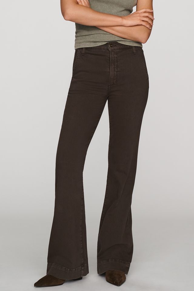 Joe's Jeans Molly Mid-Rise Wide-Leg Trouser Jeans #2