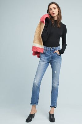 levi's 501 high rise skinny