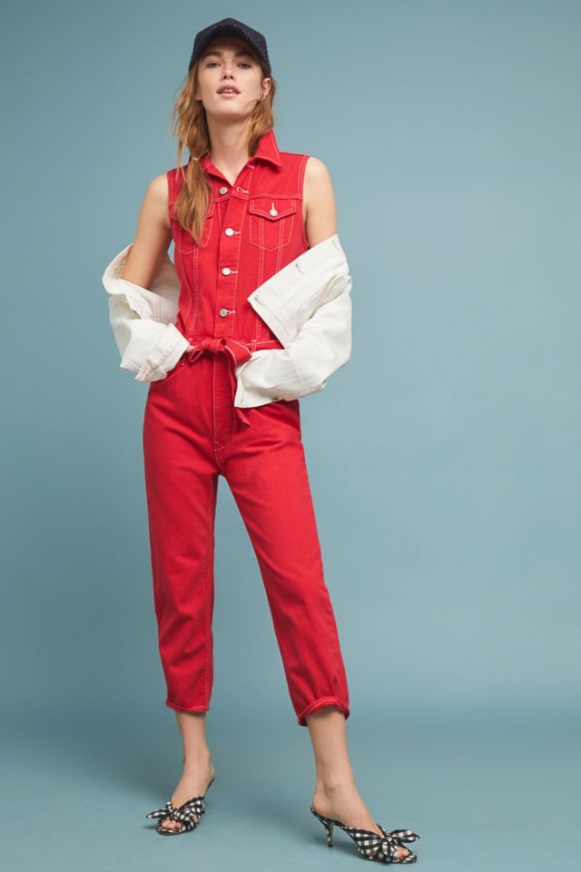 Levi's Tapered Denim Jumpsuit #1