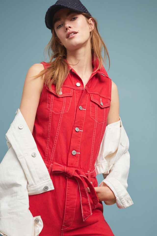 Levi's Tapered Denim Jumpsuit #3