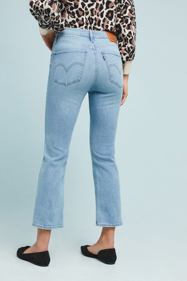 Mile high cropped flare on sale levis