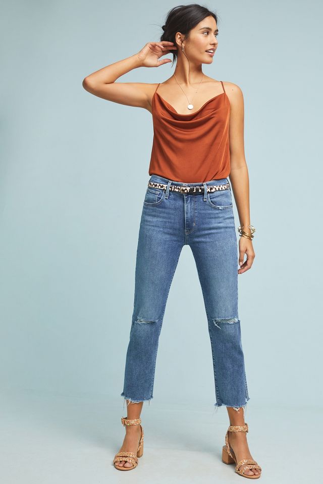 Levi's 724 High Rise Straight Leg Jeans in Keep It Simple