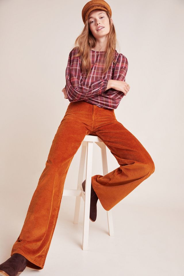 Ribcage wide cheap leg corduroy pants