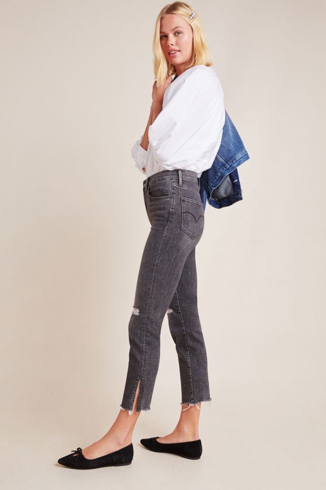 Levi's 724 High-Rise Straight Cropped Jeans #3
