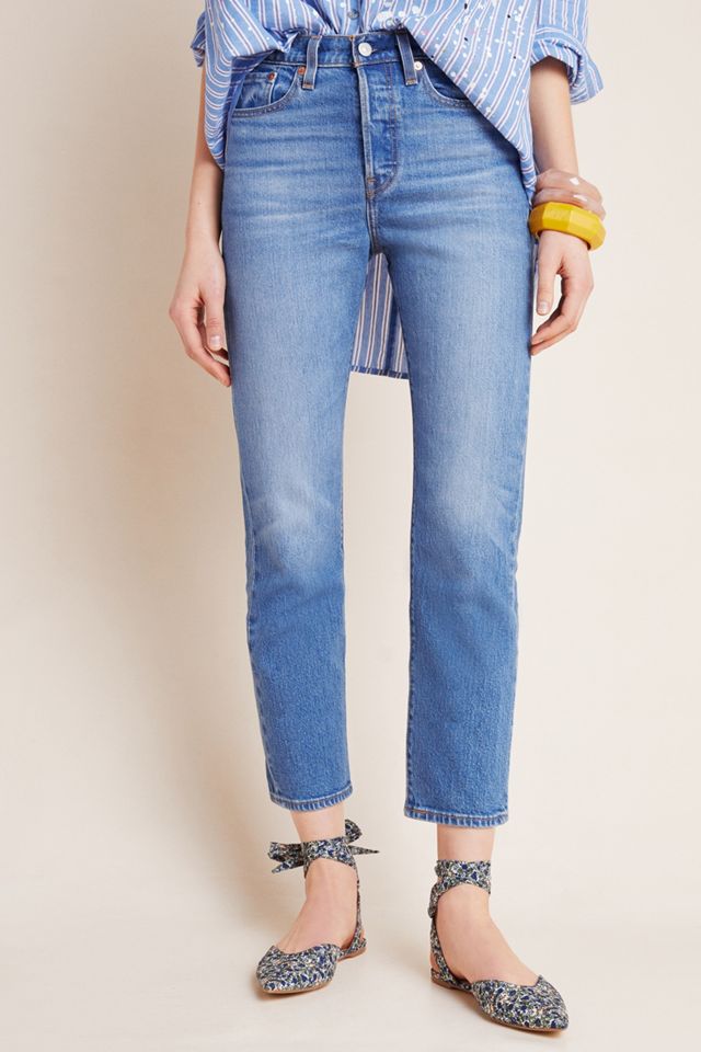 Levi's Wedgie High-Rise Cropped Straight Jeans #2