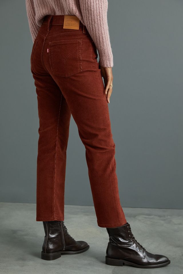 Levi's Wedgie Straight Corduroy Pants